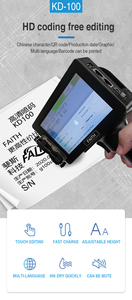 Low Price Thermal Handheld Printing Machine for QR Code and Barcoding - Product Image 5