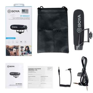 BOYA BY-BM2021Super-Cardioid av tüfeği Video kayıt kamera mikrofon DSLR kamera kamera için PC IOS Android akıllı telefon - Product Image 6