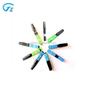 Wholesale low signal loss FTTH fiber optic Sc/apc-SC fast adapter fiber optic <strong>embedded</strong> field component fast connector - Product Image 6