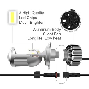 JG H4 G9ไฟ LED ติดหน้ารถ H4เลนส์โปรเจคเตอร์ขนาดเล็ก6000K 12V ไฟสูงต่ำอัตโนมัติไฟ LED H4เลนส์โปรเจคเตอร์ - Product Image 3