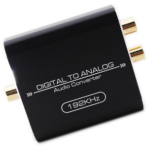 Amplificador convertidor de Audio Digital a analógico de 3,5mm DAC SPDIF óptico a adaptador de Audio estéreo Digital a analógico de 3,5mm Audio R/L