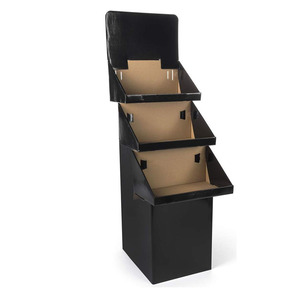 High-End PDQ <strong>Counter</strong> Shelf <strong>Display</strong> Stand Box Corrugated Board <strong>with</strong> <strong>Hook</strong> Low Quantity Cardboard <strong>Paper</strong> Embossed Matt Laminated - Product Image 1