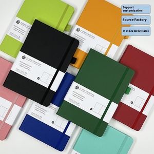 Promotional A5/A6 Leather Hardcover <strong>Notebook</strong> <strong>with</strong> <strong>Elastic</strong> Band Laser Logo <strong>Printing</strong> for Project Planning Professionals Executives - Product Image 2