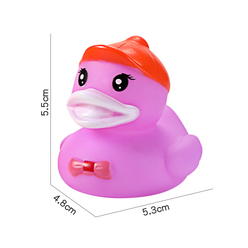 Sombrero de copa pato morado