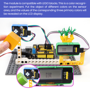 Keyestudio TCS34725 sensore di riconoscimento del colore luce intensa modulo di rilevamento Rgb IIC supporto per Arduino STM32 TCS34725 sensore di colore - Product Image 6