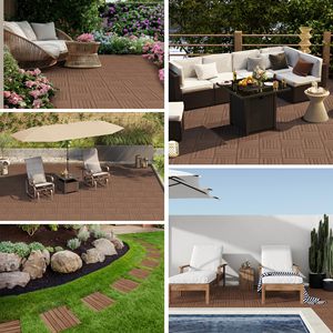 Chúng Tôi Miễn Phí Vận Chuyển Hàng Hóa Thời Tiết Rắn Keo Gỗ Nâu Lồng Vào Nhau Sàn Sàn Sàn Gạch Cho Ngoài Trời Patio Vườn - Product Image 5