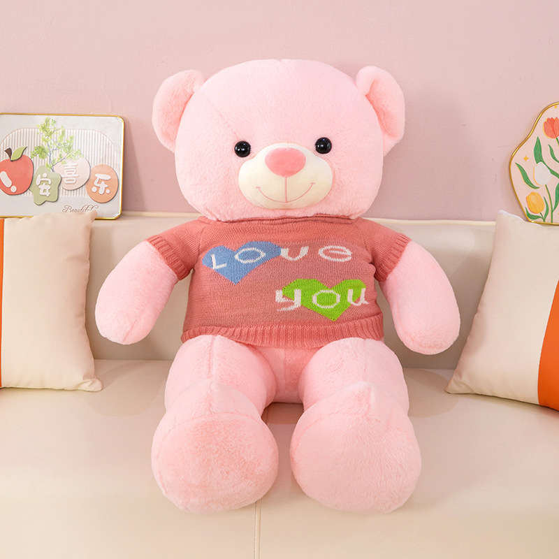 Pink sweater bear