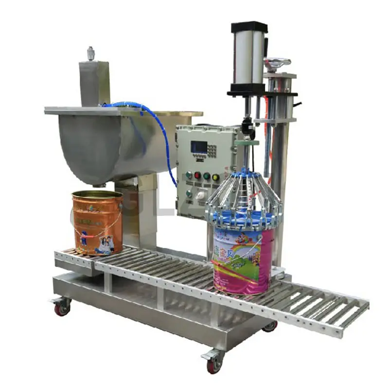 vollautomatische verschluss-abfüllmaschine für 5-30 l abfüllung von pflanzen-nahrungslösung/abgas-reinigungsflüssigkeit/diatom-schlamm
