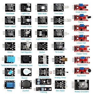 37 in 1 per Arduino Modulo Sensore Kit Pacchetto Pacchetto di Apprendimento Kit per Arduino per UNO Con piccola scatola