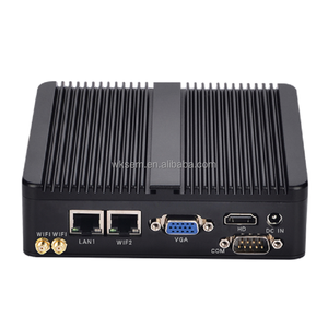Micro Computer Mini PC Intel N2830 doppia rete e porta seriale Quad-Core Fanless con opzione WiFi HDD CN Plug - Product Image 2