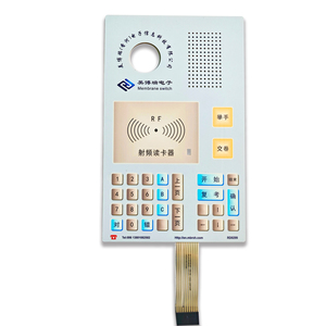 Interruptor de membrana de tecla táctil en relieve personalizado/teclado con retroiluminación LED - Product Image 2