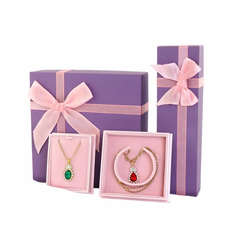 Diseño de paquete personalizado Cajas de regalo de papel de seda azul Embalaje con tapa de cintas para ropa de embalaje de Peluca de pelo