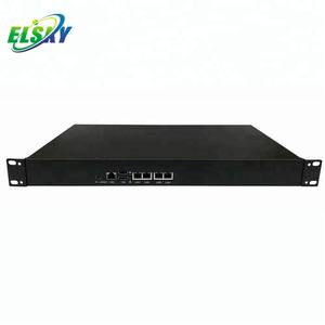 Pfsense Firewall Router Sfp with 4 <strong>LAN</strong> 6 <strong>LAN</strong> RJ45 RS232 J1900 Processor Firewall Bypass PC 1U Server Support Wins LINUX Ubantu