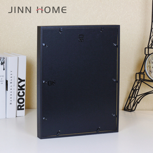 2020 Simple Black Wall Wood Photo <strong>Frame</strong> 4x6 with Mat 5x7 6x8 8x10 11x14 <strong>Frame</strong> Hanging Hardware Included - Product Image 4