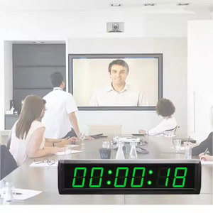 Custom <strong>2</strong>.3 <strong>Inch</strong> 6 Digit <strong>LED</strong> Portable 12/24 Hour Display Wall Clock Multi-Functional Digital Countdown <strong>Timer</strong> for Office Indoor - Product Image 6