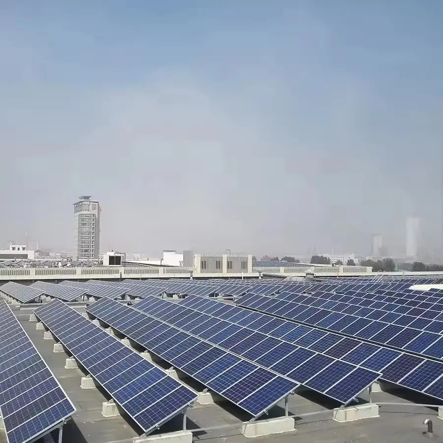Di alta qualità del sistema di energia solare fotovoltaico piatto in calcestruzzo struttura del tetto per industriale commerciale