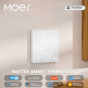 MOES Tuya Matter WiFi Smart Thermostat Temperature Controller Water Boiler Electric Heating With Alexa Google <strong>Apple</strong> - Product Image 3
