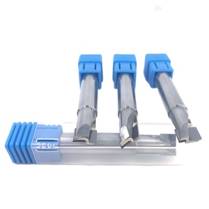 齐业PCD立铣刀金刚石铣刀数控刳刨机钻头车床铣刀铜铝 - Product Image 1