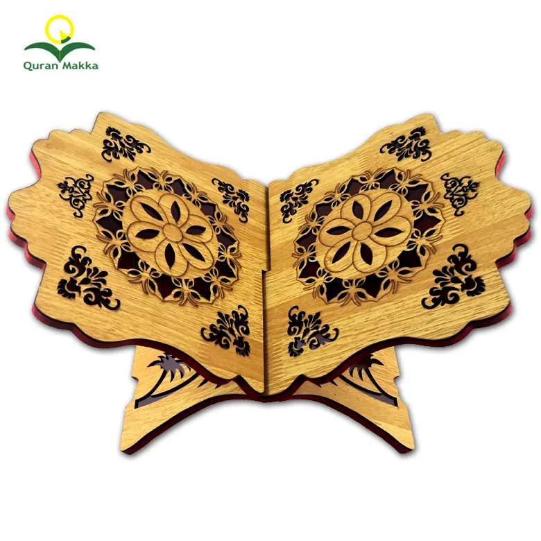 Support en bois pour ramadan, 1cm d'épaisseur, support de livres musulmans, pour décoration de maison ou de bureau, bon marché