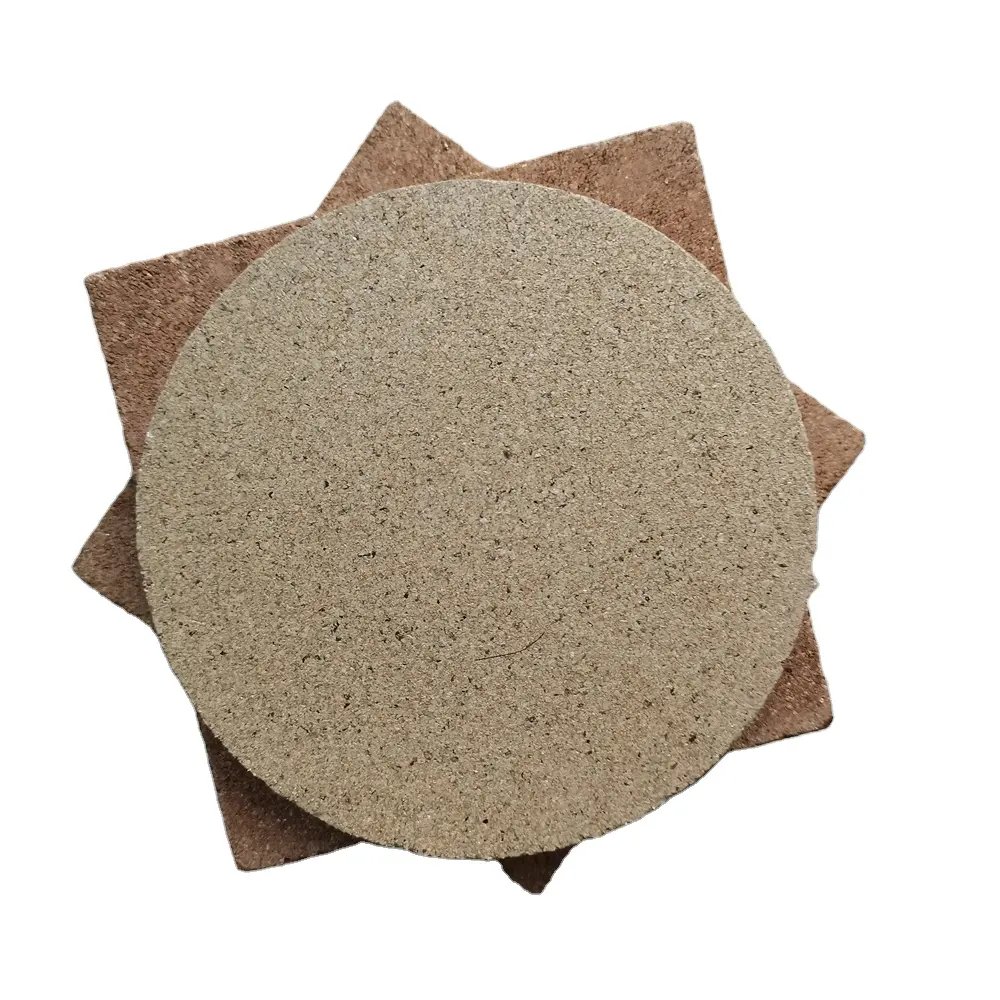 supports customization Vermiculite board for pellet stove Inorganic refractory board