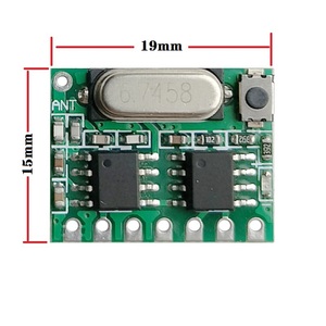 433 MHz HF-Sender-und Empfänger modul Lernen der Fernbedienung 4-Kanal-Tasten-Funksender - Product Image 5