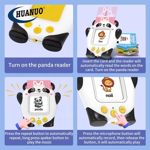 Toddler <strong>Learning</strong> Toys Function Card Reader <strong>Panda</strong> Talking Flash Cards with Recording Function - Product Image 5