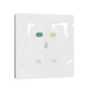 Nuovo interruttore a parete elettrico domestico presa a pulsante europa prese di corrente pannello PC cablaggio per uso domestico Max. Corrente 16A Max. 250V - Product Image 4