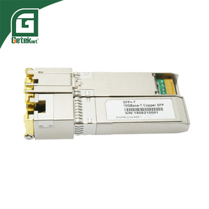 Geteknet 10/100/1000mbps sfp ל rj45 sfp 10g-trj45 poe 4g 5g gsm gyprs משדר מודול 10 גרם סיבים אופטיים