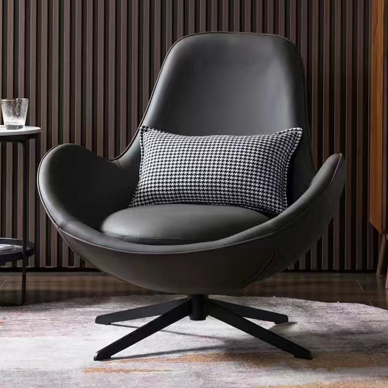 360 rotation-gray microfiber leather-free lumbar pillow