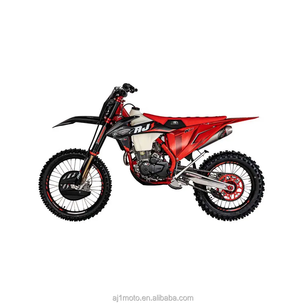 AJ1MOTO factory K8 18/21 300cc chino gas otomatis bensin motor balap Cina ZONGSHEN PR300 mesin Off Road Dirt Bike