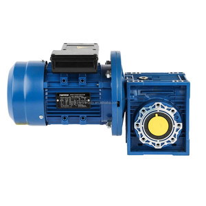 ML 801-0.55kw için sabit hız dişli kutusu şanzıman sonsuz dişli Motor redüktörü ile NMRV063 tek fazlı AC elektrik motoru - Product Image 1