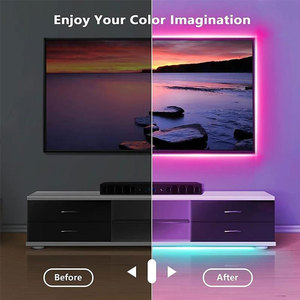 Xinglight RGB และสีขาวนำแสงแถบสมาร์ท5เมตรสตริงตัดและวัสดุร่างกาย PCB ขายดีสำหรับใช้ในบ้าน - Product Image 3