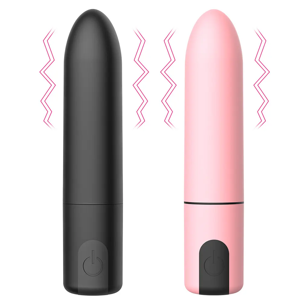 Clítoris de lujo recargable Mini Bullet Egg Sex Products Vibrating Bullet Vibrator Lipstick para mujeres