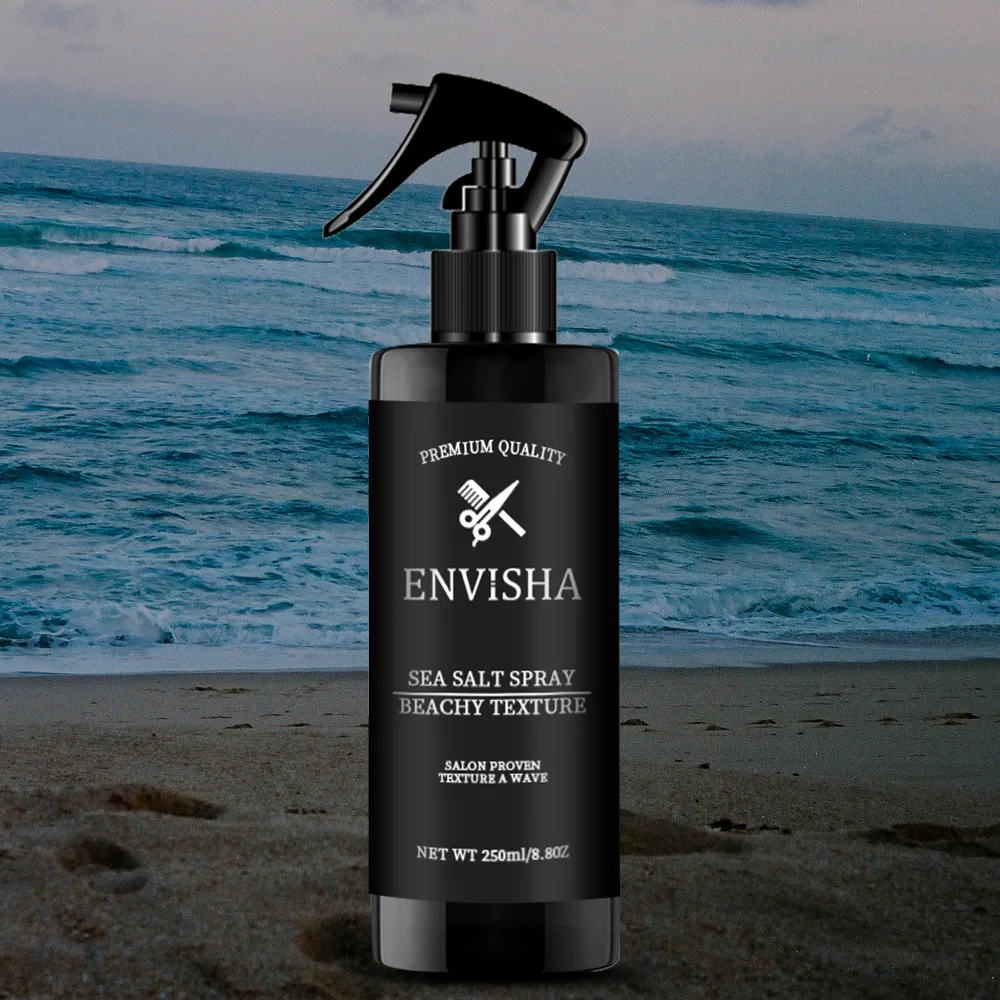 Natural Vegan Sea Salt Wave Strong Hold Smoothing Men Hair Spray For Beach Or Surfer Hair