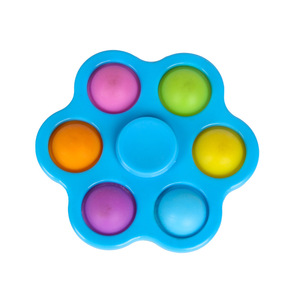 Thiết Kế Mới Đồ Chơi Fidget Cảm Giác Đồ Chơi Đẩy Pop Bong Bóng Keychain Ngón Tay Spinner Đơn Giản Tay Chân Pad Spinner - Product Image 6