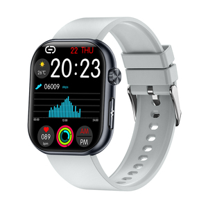 TKYUAN ECG+PPG Heart Rate Monitoring Smartwatch Waterproof AMOLED Screen NFC <strong>Function</strong> Hrv <strong>Detection</strong> BT Call Square Silica Gel - Product Image 4