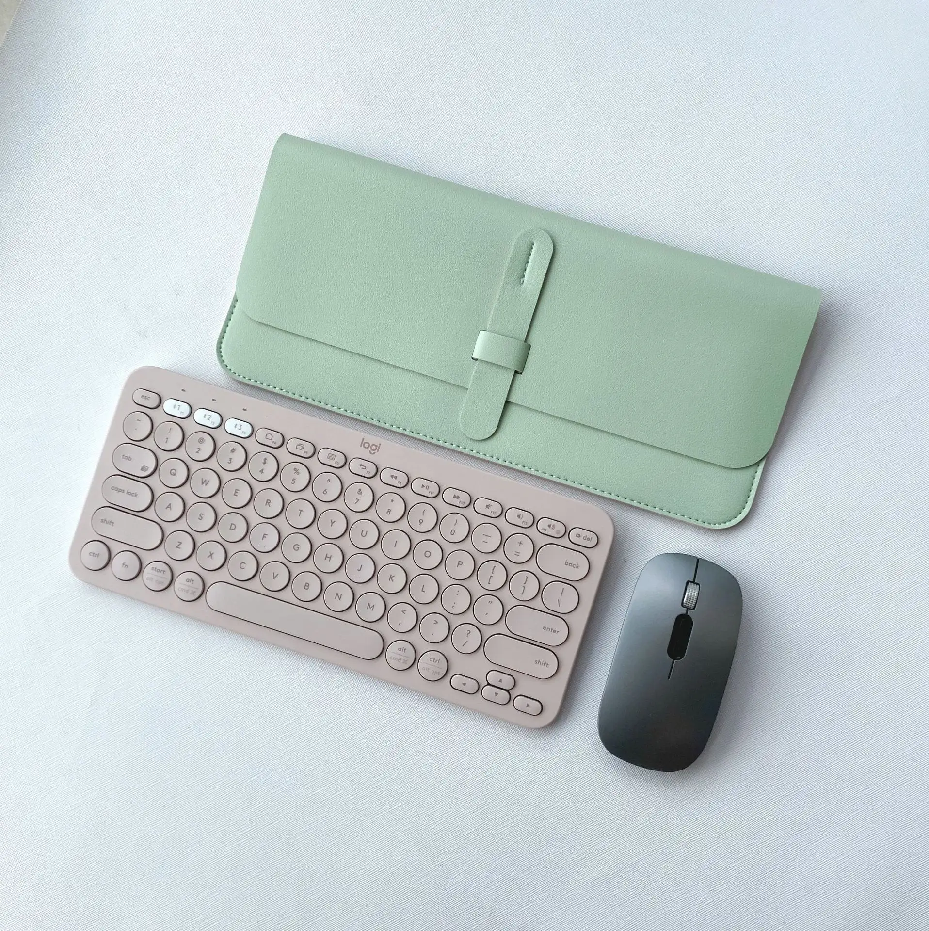 Custodia per tastiera per Laptop facile da trasportare per accessori per Computer custodia protettiva in pelle per custodia antipolvere per Tablet con tastiera