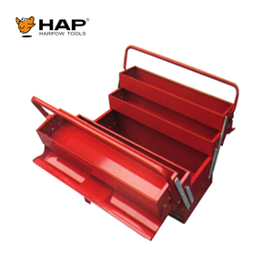 2025新款便携式双手柄设计钢制工具箱，带成套工具 - Product Image 2