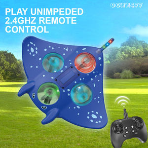 2.4G R/C Ouadcopterフィッシュロングレンジ距離リモコンスマートドローン玩具 - Product Image 3