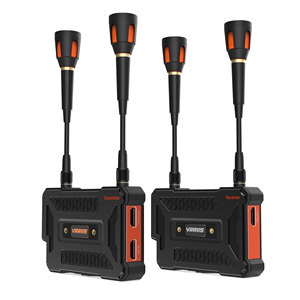 長距離338M 2.4G/5.8GHz遅延なしワイヤレスHDMI送信機およびカメラ用受信機カムコーダービデオワイヤレスエクステンダー - Product Image 1