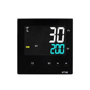 KT96 96*96 Relay SSR Dual Output <strong>Multiple</strong> Input LCD Intelligent PID Oven <strong>Temperature</strong> <strong>Controller</strong> <strong>Sensor</strong>