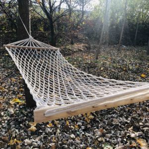 Bán Buôn Trọng Lượng Nhẹ Xách Tay Gấp Cắm Trại Đu Võng Nylon Ngoài Trời An Toàn Net Cây Trên Không Treo Có Thể Gập Lại 120-180Kg - Product Image 4