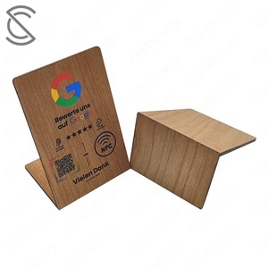 Stand Meja RFID NFC 13.56MHz Berkualitas Tinggi, Dapat Digunakan Kembali, Chip NTAG213/215/216, Ramah Lingkungan, Untuk Penggunaan Hotel, Media Sosial Cerdas - Product Image 4