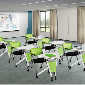 现代设计可折叠办公会议桌简易移动办公培训桌 - Product Image 5