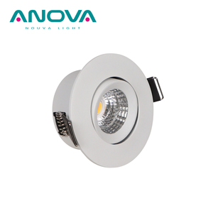 Dim ip44 parlama önleyici ayarlanabilir cob gömme led downlight ile arka kapak - Product Image 2