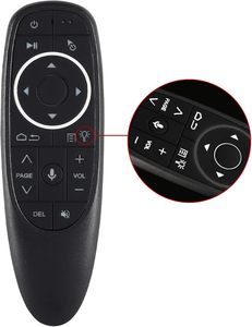 Arka ışık ile G10s Pro ses Air Fly fare 2.4G kablosuz 6 eksenli jiroskop uzaktan kumanda için Android TV kutusu - Product Image 1