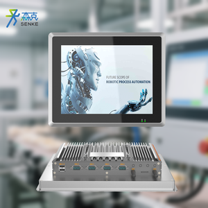 Panel Industrial PC 21,5 pulgadas integrado montaje en pared computadora todo en uno IP65 impermeable I3 I5 I7 CPU Panel táctil capacitivo Pc