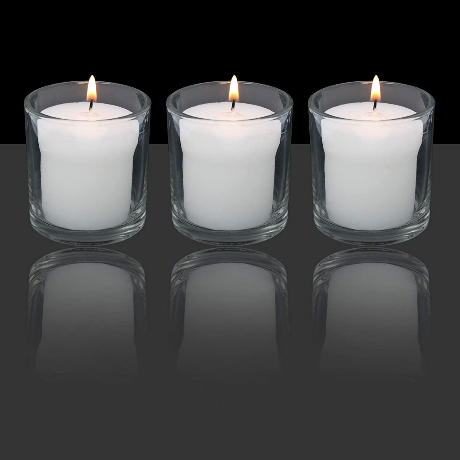 Candle in glass jar glass cup 10 hour votive candles