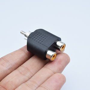 <strong>RCA</strong> Adaptor Stereo <strong>Splitter</strong> <strong>1</strong> Male to <strong>2</strong> Female Audio AV Plug for Computer TV System Transfer Adaptor - Product Image 6