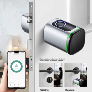 High Standard Smart Cylinder with TTlock Tuya <strong>Blue</strong> Tooth APP Adjustable Cylinder Size Electronic Password Card <strong>Key</strong> Smart <strong>Lock</strong> - Product Image 5